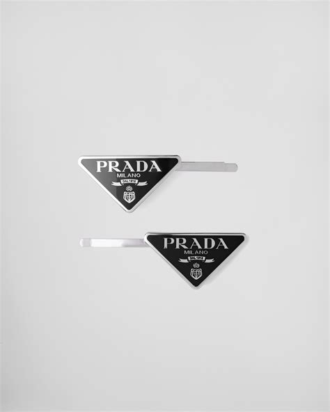 prada hair stick|prada hair clips.